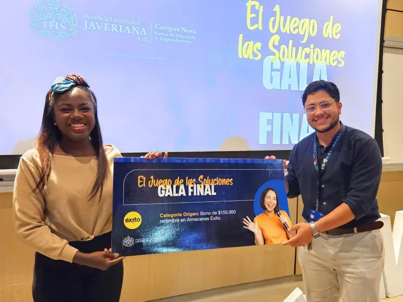 Estudiantes javerianos participaron en El Juego de las Soluciones, concurso de innovación de Campus Nova